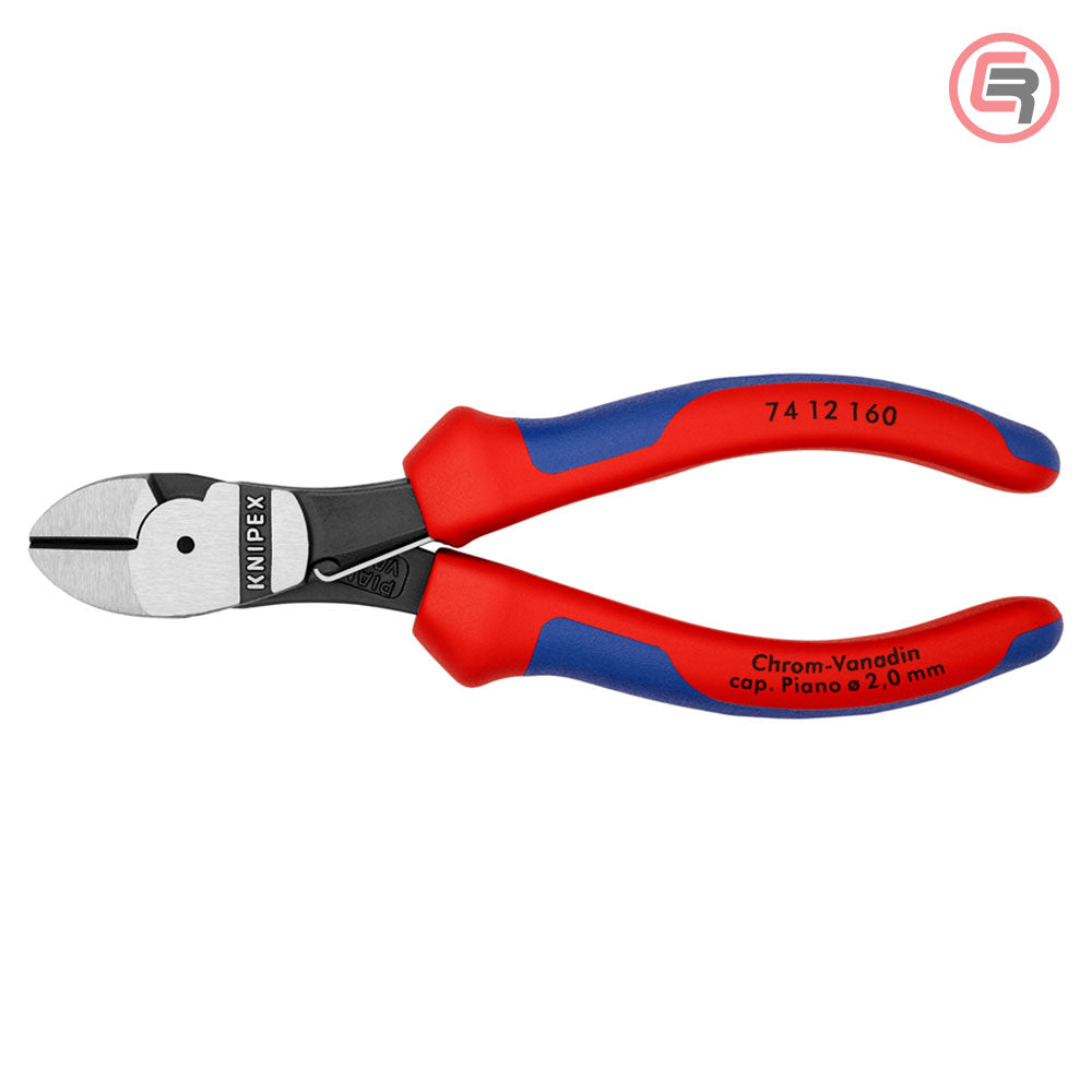 Knipex Kliješta Bočna Sječa – Sječice Ojačana 160 mm Sa Oprugom – 74 12 160 by Knipex 74 12 160 Kliješta - detalj 3