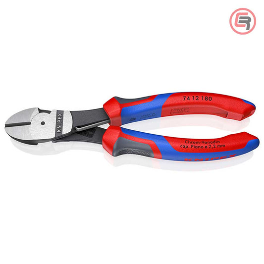 Knipex Kliješta Bočna Sječa – Sječice Ojačana 180 mm Sa Oprugom – 74 12 180 by Knipex 74 12 180 Kliješta