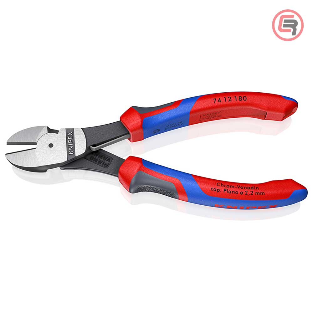 Knipex Kliješta Bočna Sječa – Sječice Ojačana 180 mm Sa Oprugom – 74 12 180 by Knipex 74 12 180 Kliješta - detalj 2