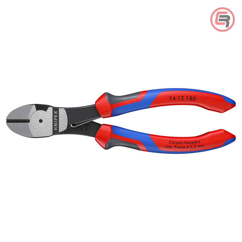 Knipex Kliješta Bočna Sječa – Sječice Ojačana 180 mm Sa Oprugom – 74 12 180 by Knipex 74 12 180 Kliješta - detalj 3