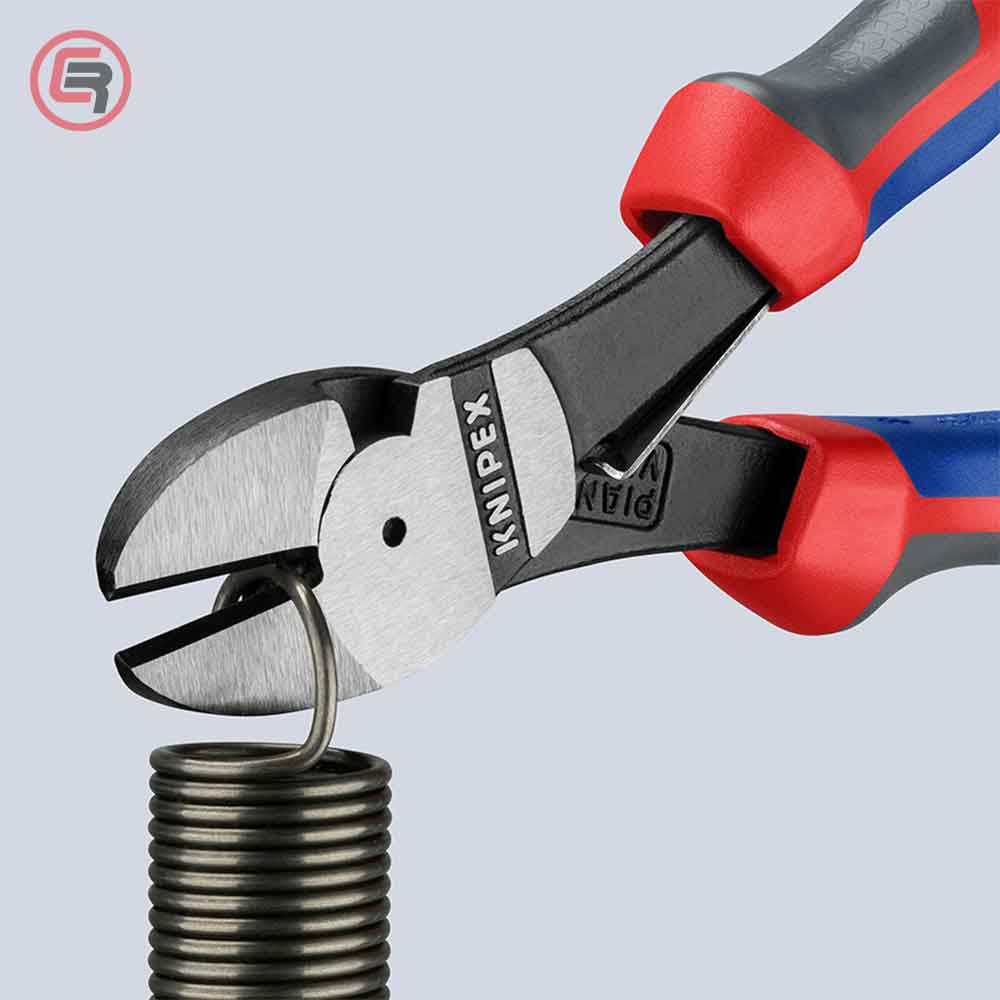 Knipex Kliješta Bočna Sječa – Sječice Ojačana 180 mm Sa Oprugom – 74 12 180 by Knipex 74 12 180 Kliješta - detalj 4