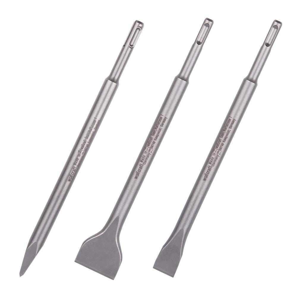 Wolfcraft Set Špiceva i Sjekača SDS-plus / 3 dijelni – 7914000 by Wolfcraft 7914000 Garniture / Setovi Pribora