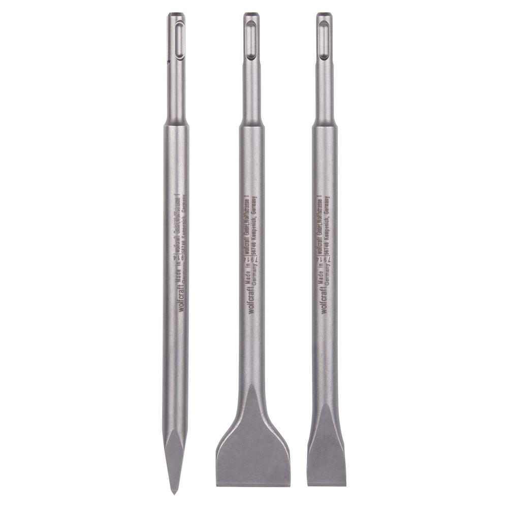 Wolfcraft Set Špiceva i Sjekača SDS-plus / 3 dijelni – 7914000 by Wolfcraft 7914000 Garniture / Setovi Pribora - detalj 2