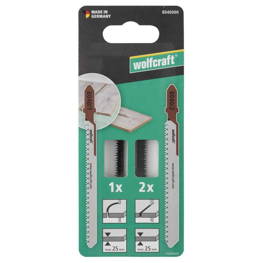 Wolfcraft Ubodne Pilice Za LAMINAT HCS Fini Ravni i Zakrivljeni Rez / 3 kom – 8040000 by Wolfcraft 8040000 Pribor Za Ubodne