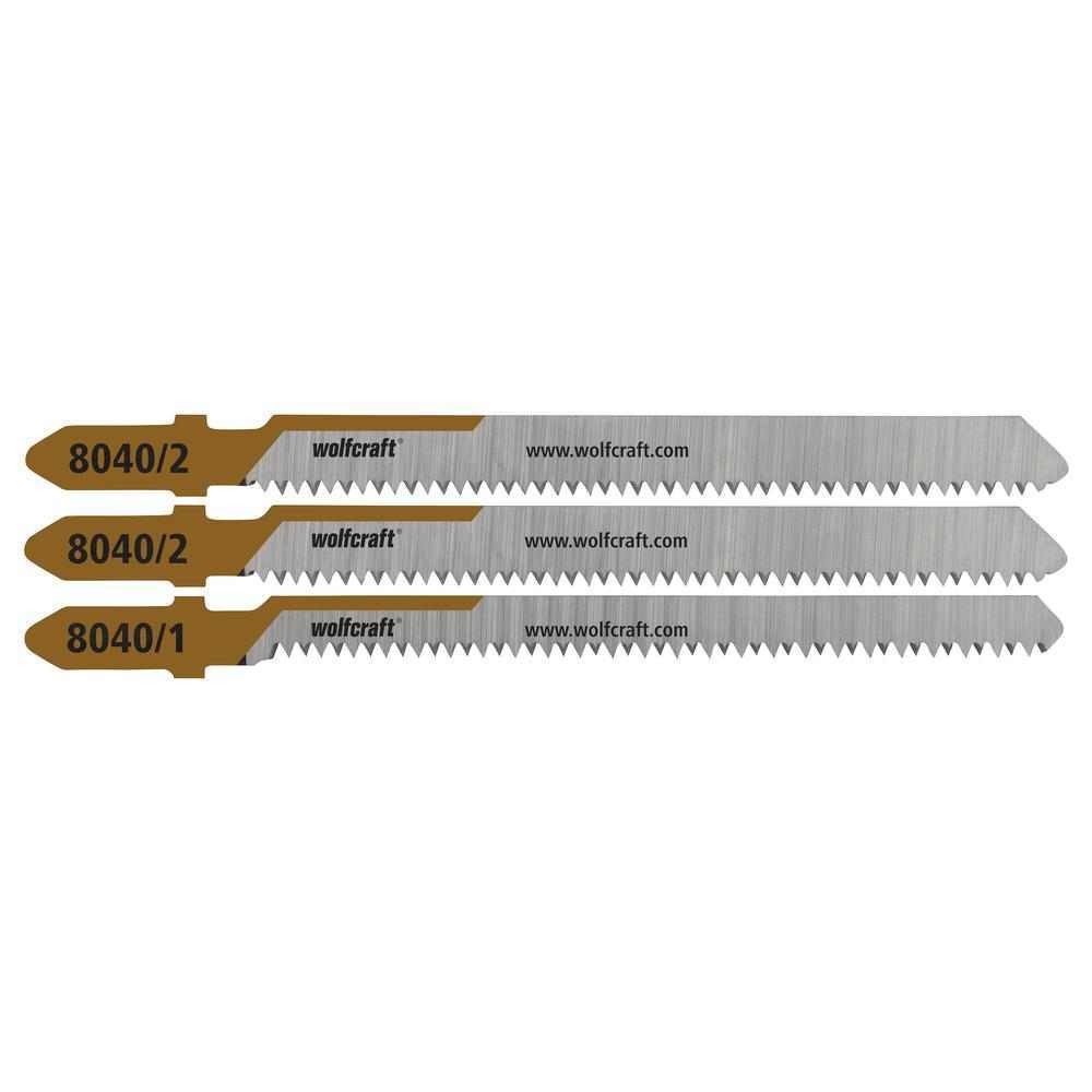 Wolfcraft Ubodne Pilice Za LAMINAT HCS Fini Ravni i Zakrivljeni Rez / 3 kom – 8040000 by Wolfcraft 8040000 Pribor Za Ubodne