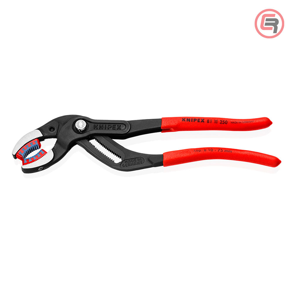 Knipex Kliješta Za Cijevi i Sifone Sa Plastičnim Uloškom 250 mm – 81 11 250 by Knipex 81 11 250 Kliješta