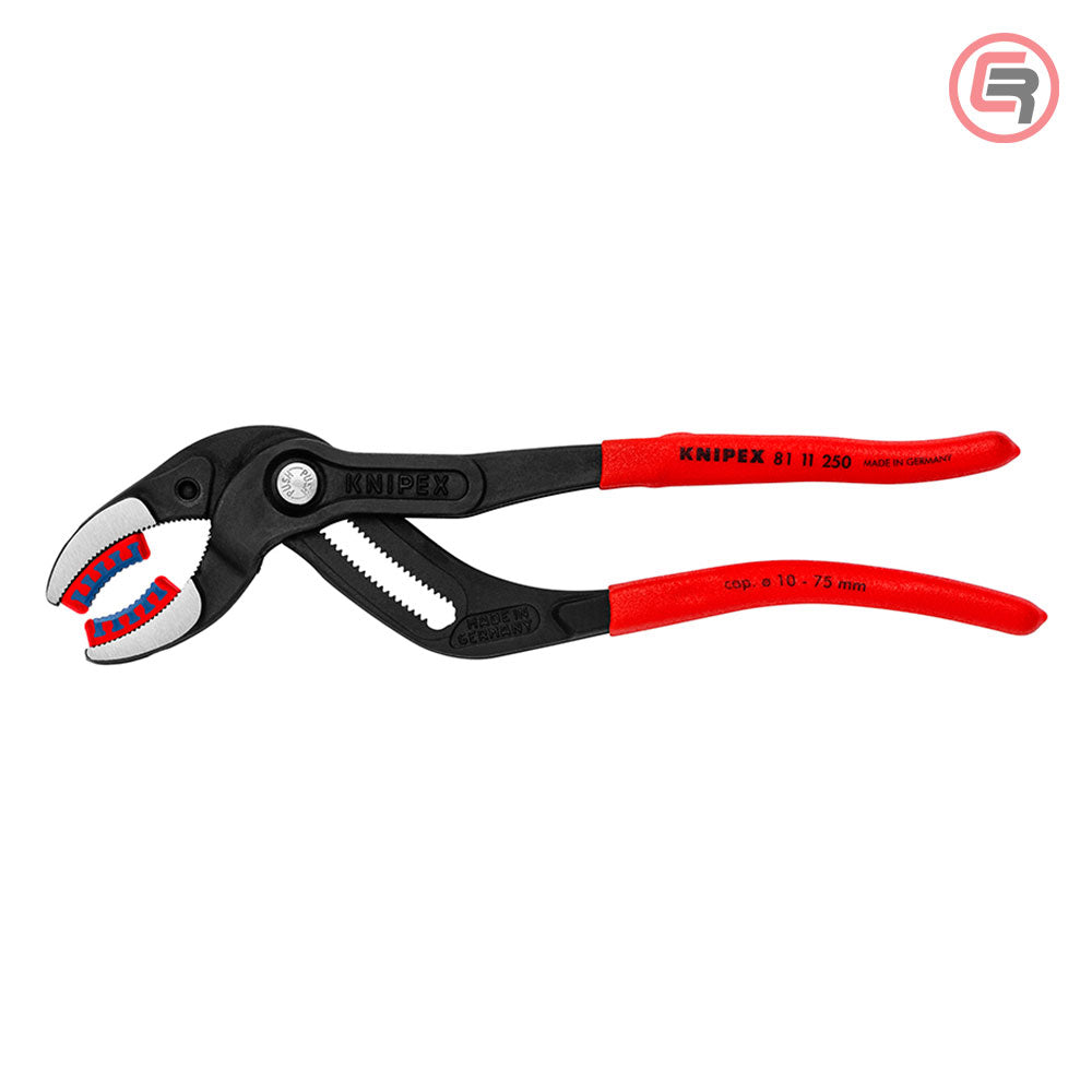 Knipex Kliješta Za Cijevi i Sifone Sa Plastičnim Uloškom 250 mm – 81 11 250 by Knipex 81 11 250 Kliješta - detalj 3