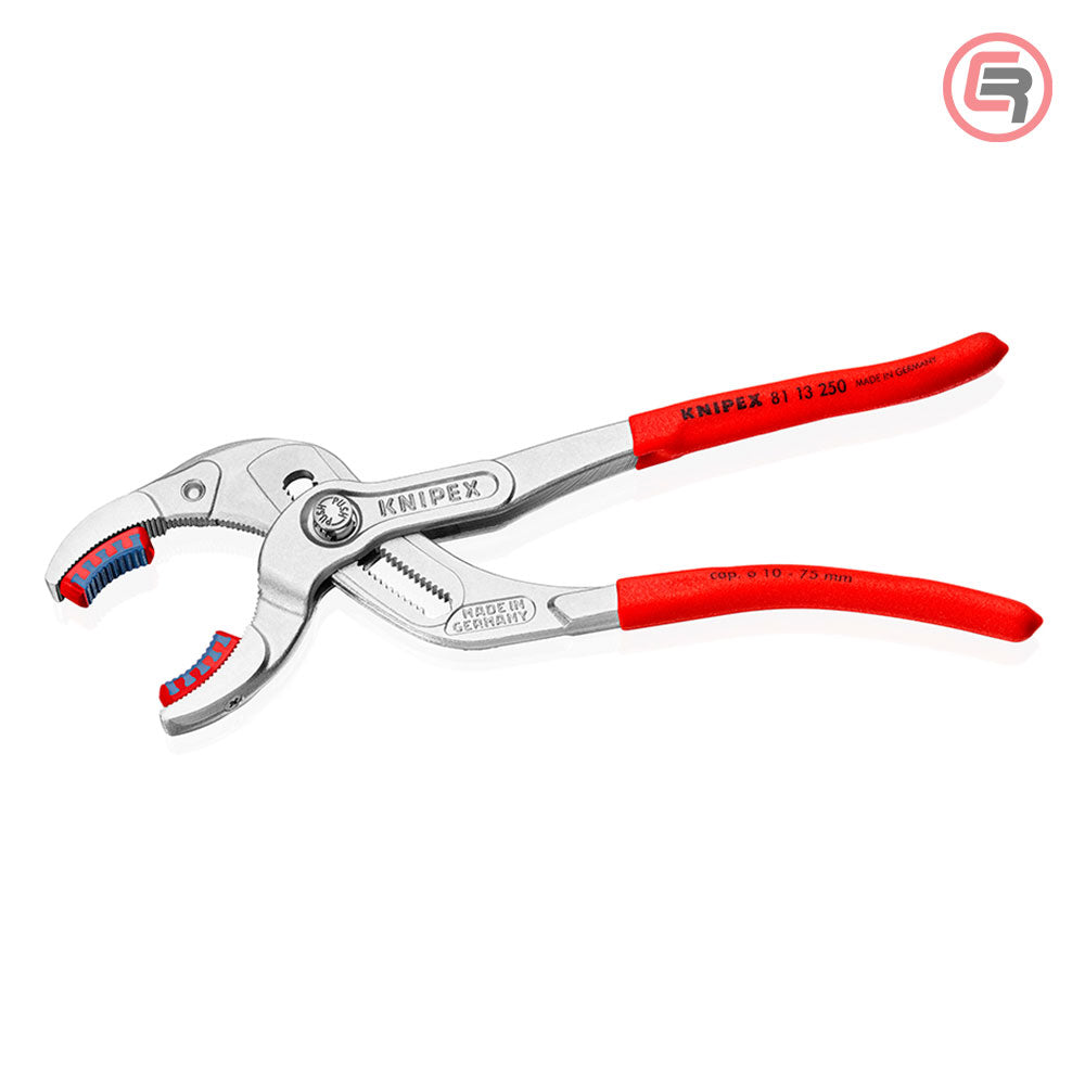 Knipex Kliješta Za Cijevi i Sifone Sa Plastičnim Uloškom 250 mm – 81 13 250 by Knipex 81 13 250 Kliješta - detalj 2