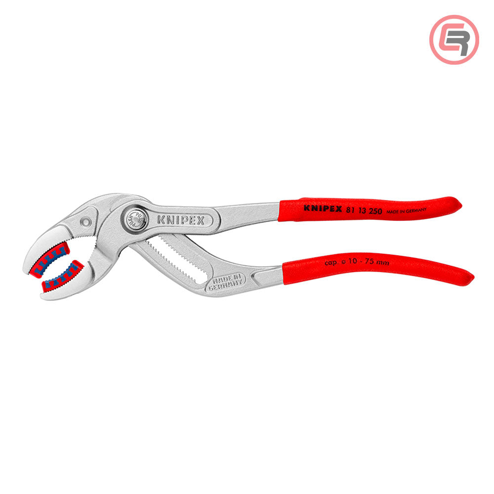 Knipex Kliješta Za Cijevi i Sifone Sa Plastičnim Uloškom 250 mm – 81 13 250 by Knipex 81 13 250 Kliješta - detalj 3