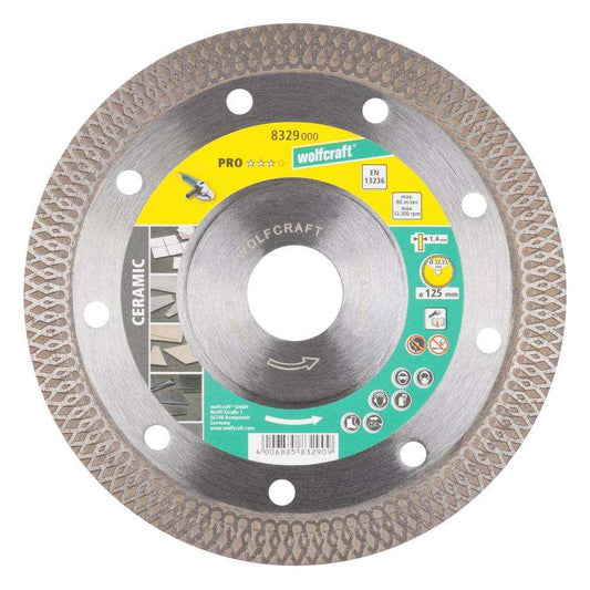 Wolfcraft Pro Ceramic Turbo dijamantna rezna ploča 125 mm