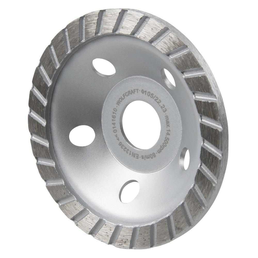 Wolfcraft Dijamantna Brusna Ploča Lonac 105 x 22,23 mm Standard – 8387000 by Wolfcraft 8387000 Brusne / Rezne Ploče