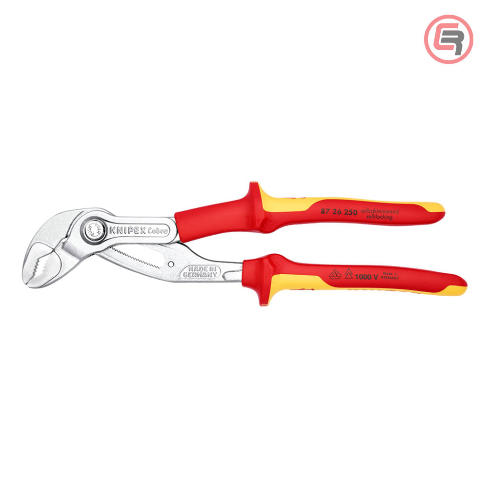 Knipex Kliješta Papige / Papagajke Cobra 250mm 1000V – 87 26 250 by Knipex 87 26 250 Izolovani Alat VDE 1000V - detalj 3