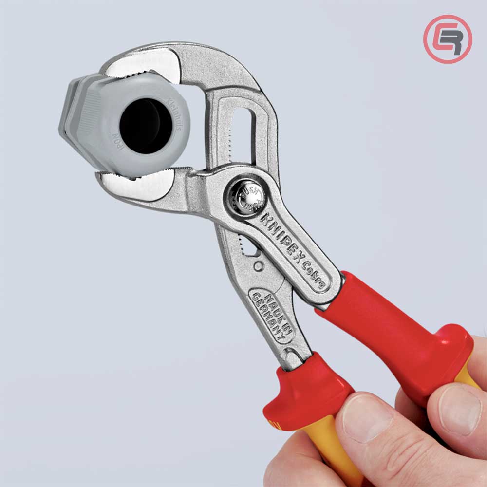 Knipex Kliješta Papige / Papagajke Cobra 250mm 1000V – 87 26 250 by Knipex 87 26 250 Izolovani Alat VDE 1000V - detalj 4