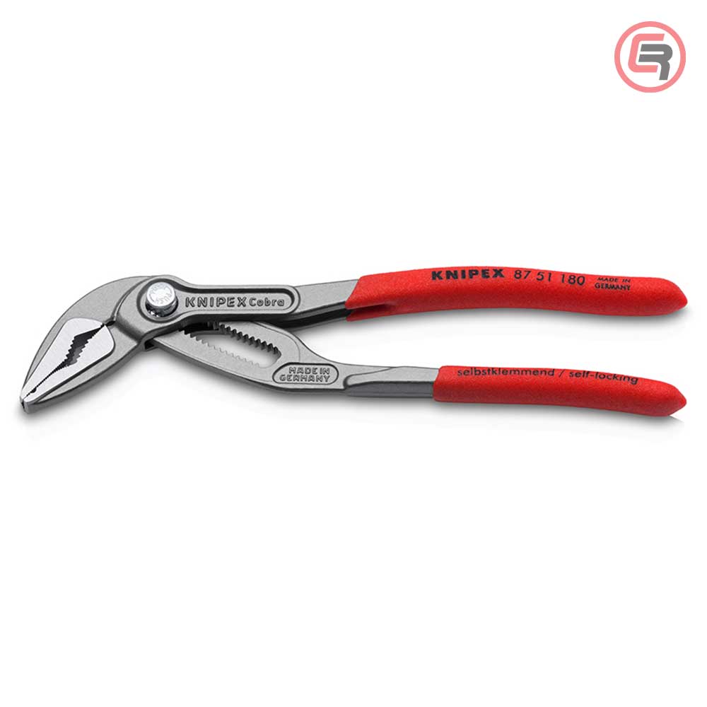 Knipex Kliješta Papige / Papagajke Cobra ES 180 mm Ekstra Tanka – 87 51 180 by Knipex 87 51 180 Kliješta