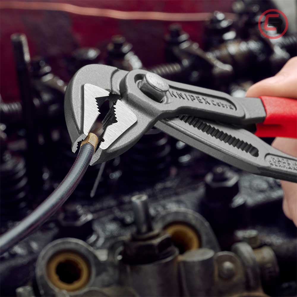 Knipex Kliješta Papige / Papagajke Cobra ES 250 mm Ekstra Tanka – 87 51 250 by Knipex 87 51 250 Kliješta - detalj 7