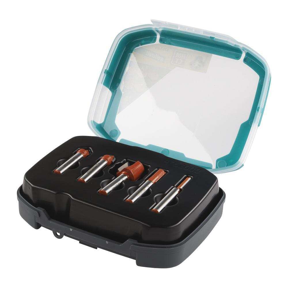 Wolfcraft Set Glodala HM Ravnih Za Drvo / 5 dijelni – 8753000 by Wolfcraft 8753000 Krune, Glodala