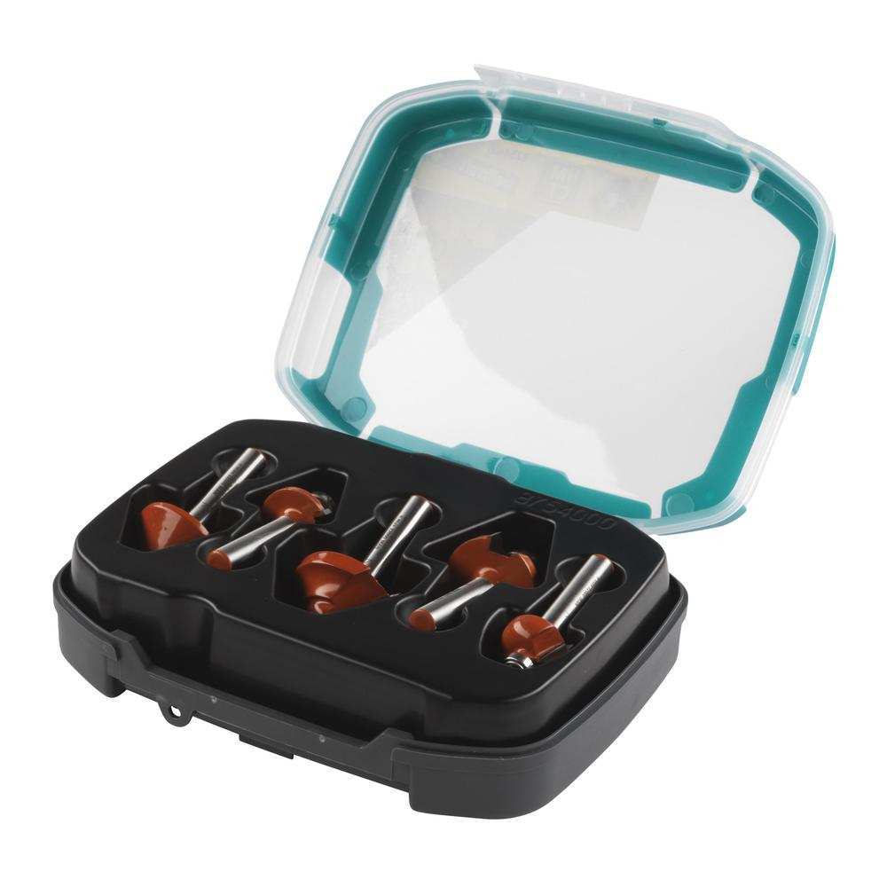 Wolfcraft Set Glodala HM Profilnih Za Drvo / 5 dijelni – 8754000 by Wolfcraft 8754000 Krune, Glodala