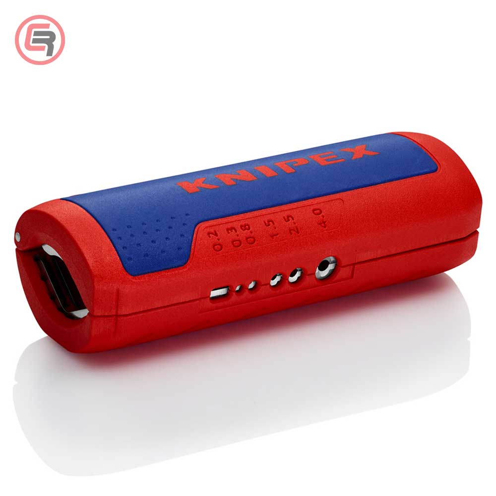 Knipex Rezač Za Bužir Rebrasti TwistCut fi 13 – 32 mm Sa Skidačem Izolacije 0,2 – 4 mm2 – 90 22 02 SB by Knipex 90 22 02 SB