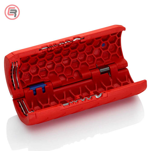 Knipex Rezač Za Bužir Rebrasti TwistCut fi 13 – 32 mm Sa Skidačem Izolacije 0,2 – 4 mm2 – 90 22 02 SB by Knipex 90 22 02 SB