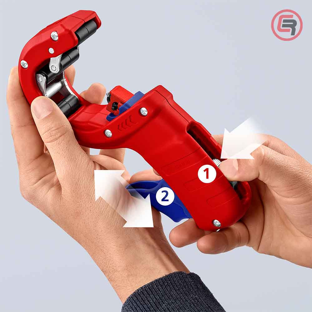 Knipex Rezač Za PVC Cijevi DPT50 – fi 32 / 40 / 50 mm – 90 23 02 BK by Knipex 90 23 02 BK Ručni Rezni Alat i Pribor