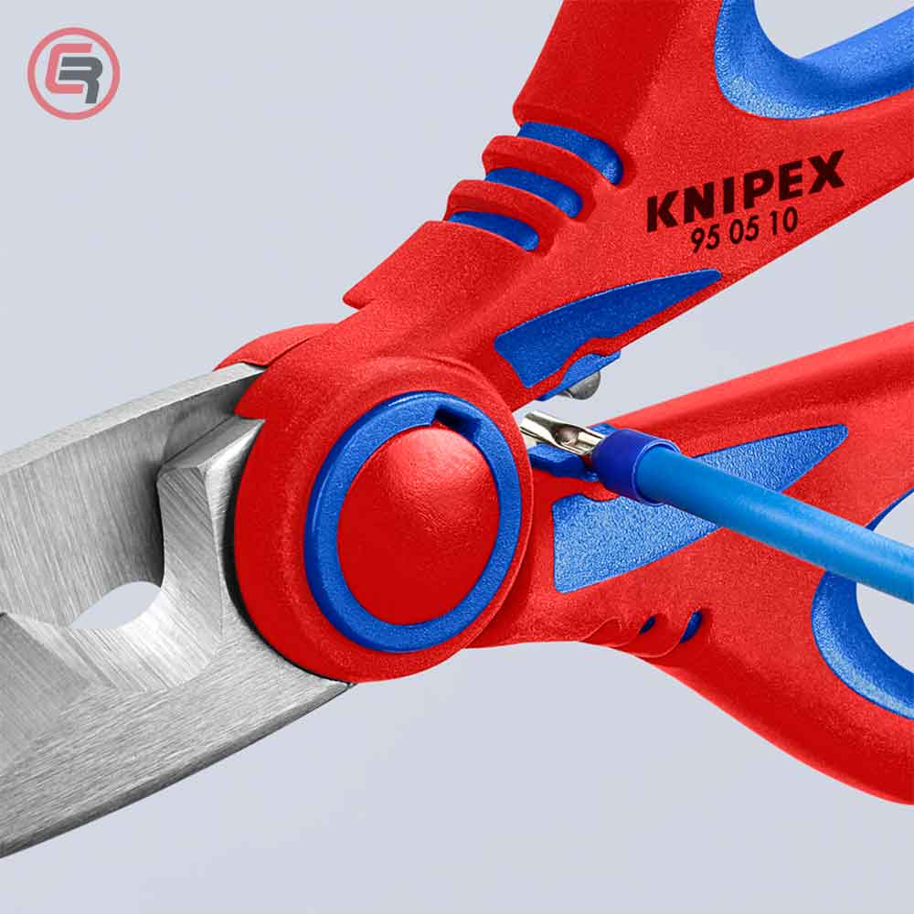 Knipex Škare Makaze Za Električare 160 mm – 95 05 10 SB by Knipex 95 05 10 SB Makaze / Škare - detalj 7