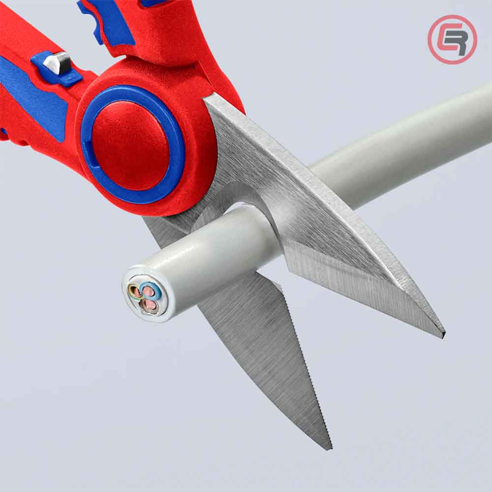 Knipex Škare Makaze Za Električare 160 mm – 95 05 10 SB by Knipex 95 05 10 SB Makaze / Škare - detalj 6
