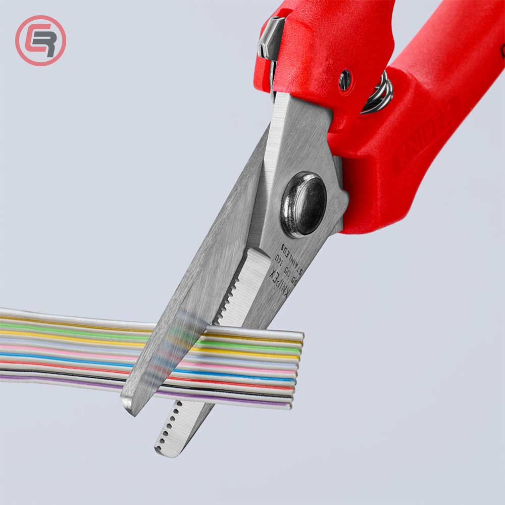 Knipex Škare Makaze 140 mm Kombinovane – 95 05 140 by Knipex 95 05 140 Makaze / Škare - detalj 4