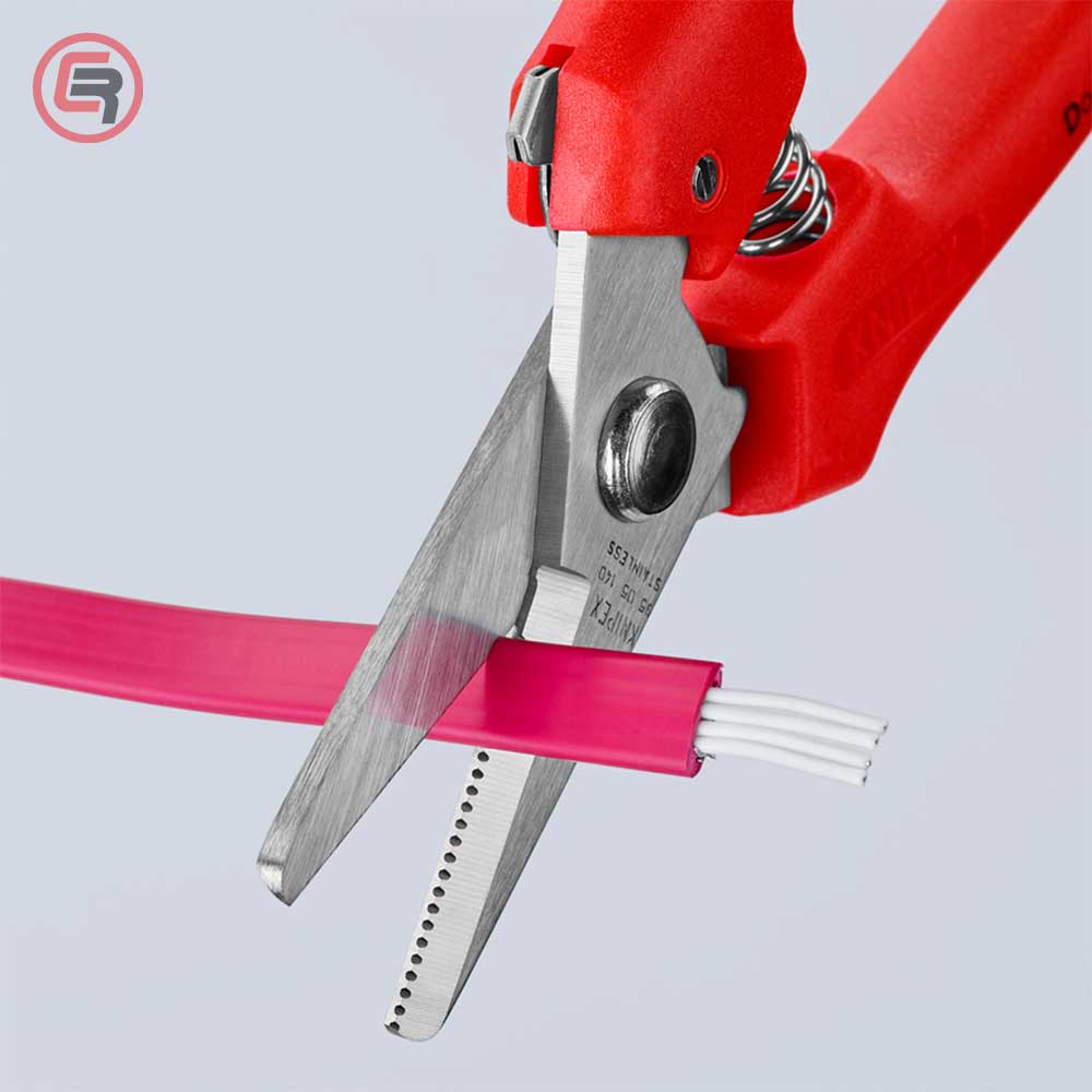 Knipex Škare Makaze 140 mm Kombinovane – 95 05 140 by Knipex 95 05 140 Makaze / Škare - detalj 6
