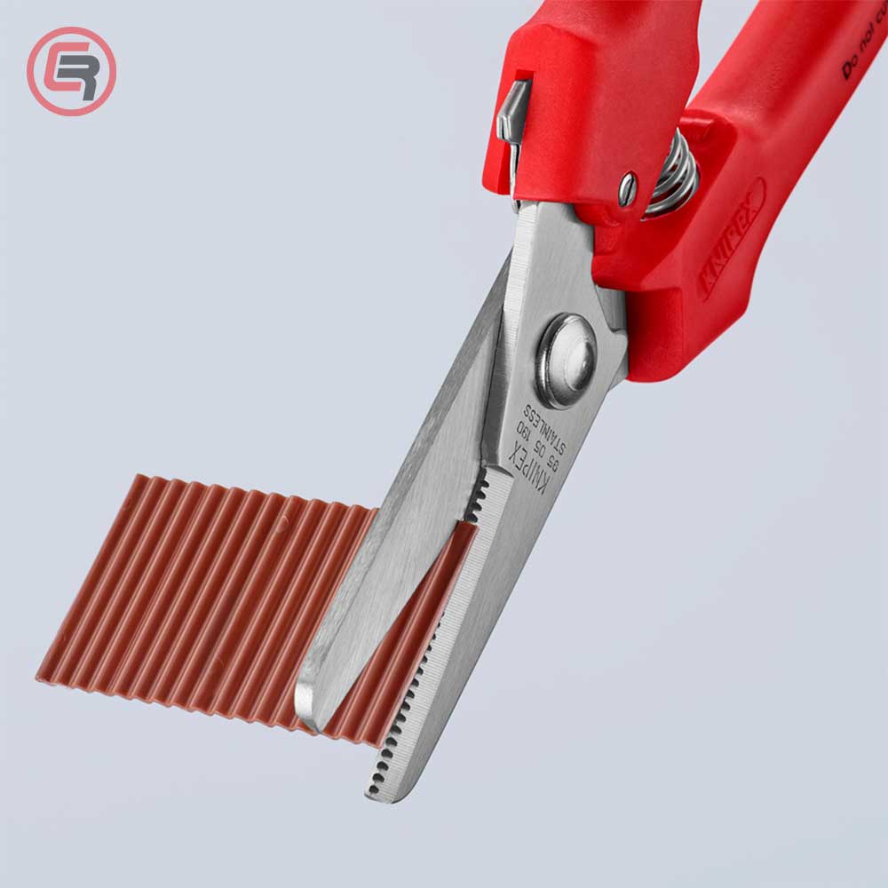 Knipex Škare Makaze 190 mm Kombinovane – 95 05 190 by Knipex 95 05 190 Makaze / Škare - detalj 4