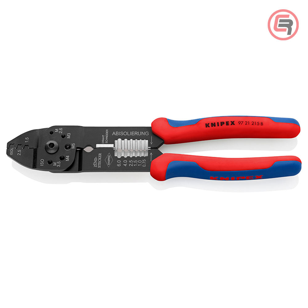 Knipex Kliješta Za Kabl Stopice Neizolirane 0,5 – 2,5 mm2 – 97 21 215 B by Knipex 97 21 215 B Kliješta Za Presanje /