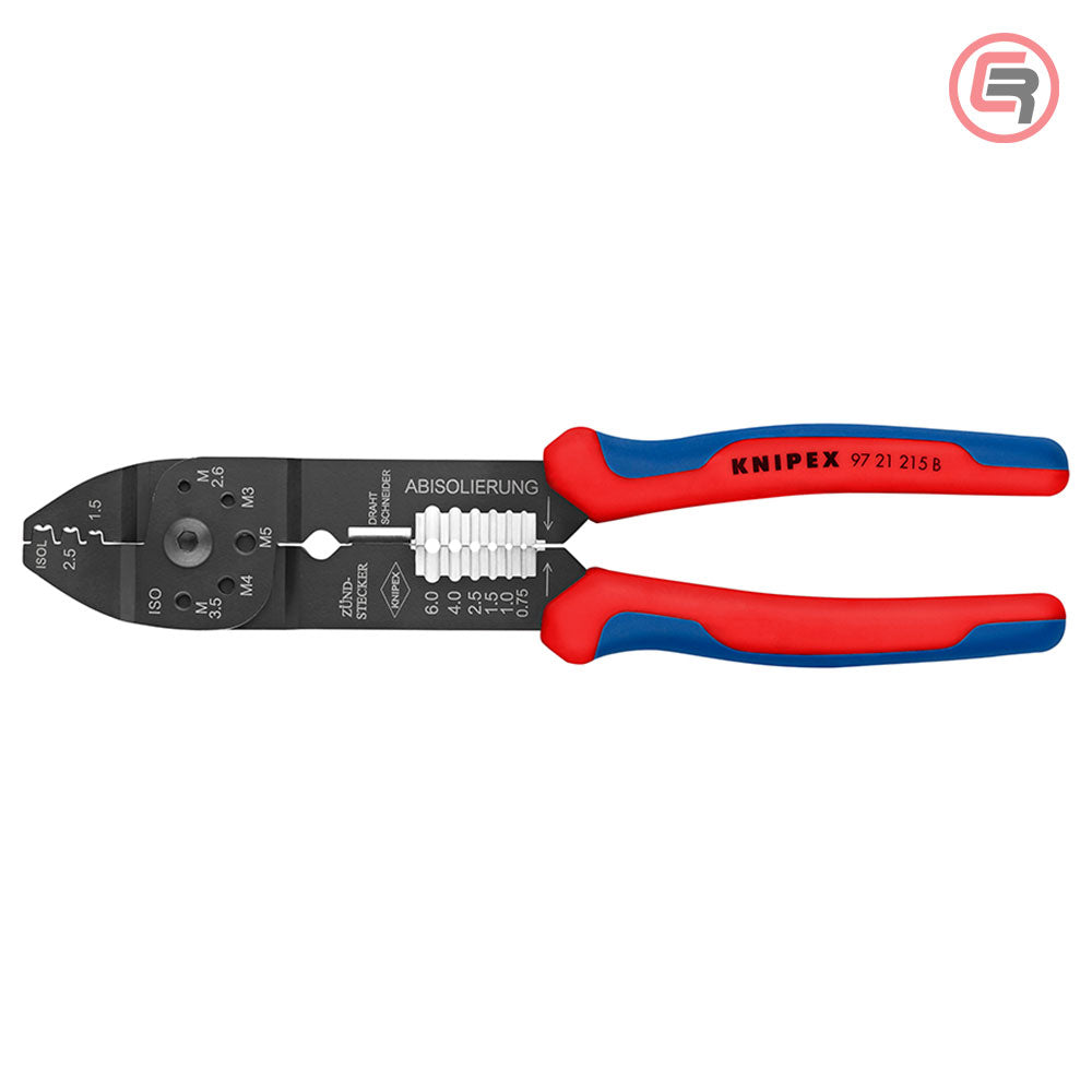 Knipex Kliješta Za Kabl Stopice Neizolirane 0,5 – 2,5 mm2 – 97 21 215 B by Knipex 97 21 215 B Kliješta Za Presanje /