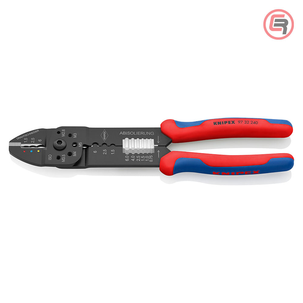 Knipex Kliješta Za Kabl Stopice Izolirane + Neizolirane 0,5 – 6,0 mm2 – 97 32 240 by Knipex 97 32 240 Kliješta Za Presanje