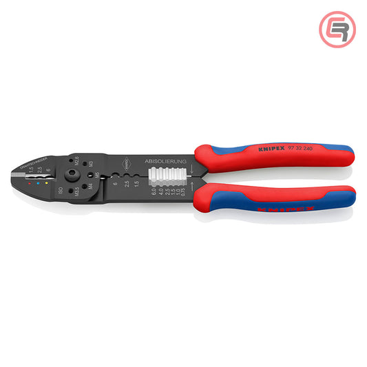 Knipex Kliješta Za Kabl Stopice Izolirane + Neizolirane 0,5 – 6,0 mm2 – 97 32 240 by Knipex 97 32 240 Kliješta Za Presanje