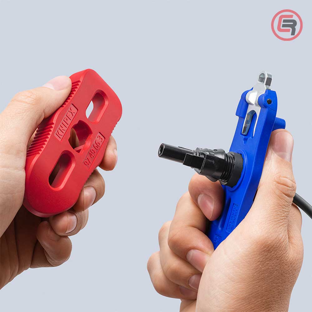 Knipex Set Alata Za Montažu i Demontažu MC4 / MC4 Evo 2 PV Konektora – 97 49 66 3 by Knipex 97 49 66 3 Alat Za Fotonaponske