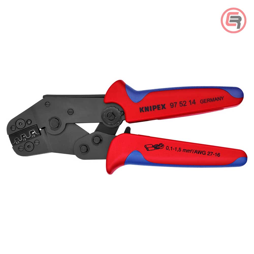 Knipex Kliješta Za Krimpanje Kabl Stopice Neizolirane 0,1 – 1,5 mm2 – 97 52 14 by Knipex 97 52 14 Kliješta Za Presanje /