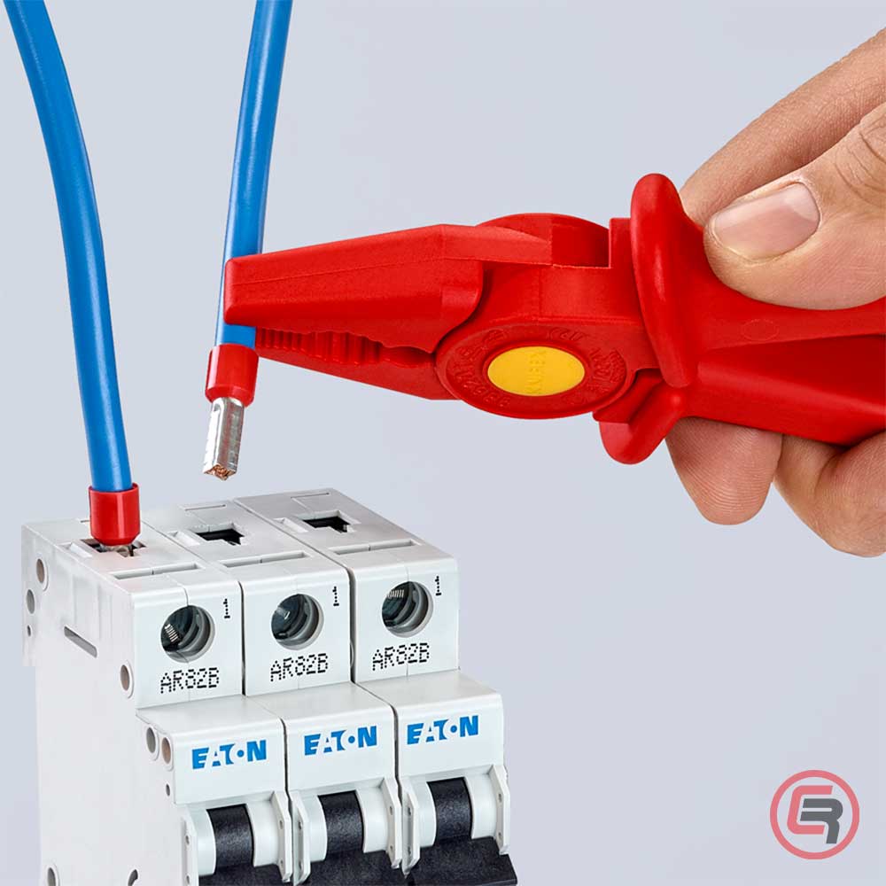 Knipex Kliješta Kombinovana 180 mm / 1000V Plastična – 98 62 01 by Knipex 98 62 01 Izolovani Alat VDE 1000V - detalj 3