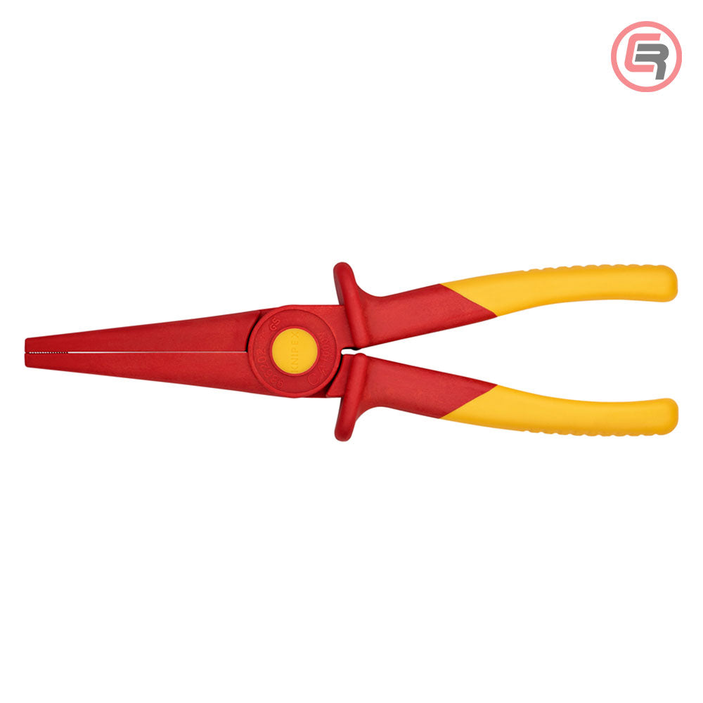 Knipex Kliješta Poluokrugla Špicasta Ravna 220 mm / 1000V Plastična – 98 62 02 by Knipex 98 62 02 Izolovani Alat VDE 1000V