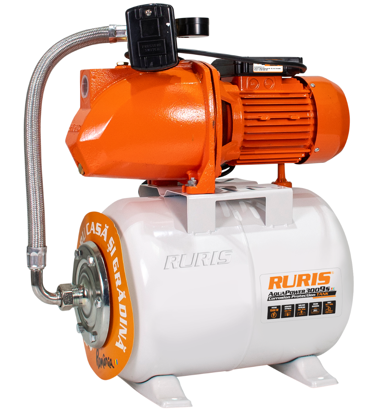 RURIS hidrofor hidropak za vodu AquaPower 3009S by RURIS AquaPower 3009S Mašine i uređaji, Svi proizvodi