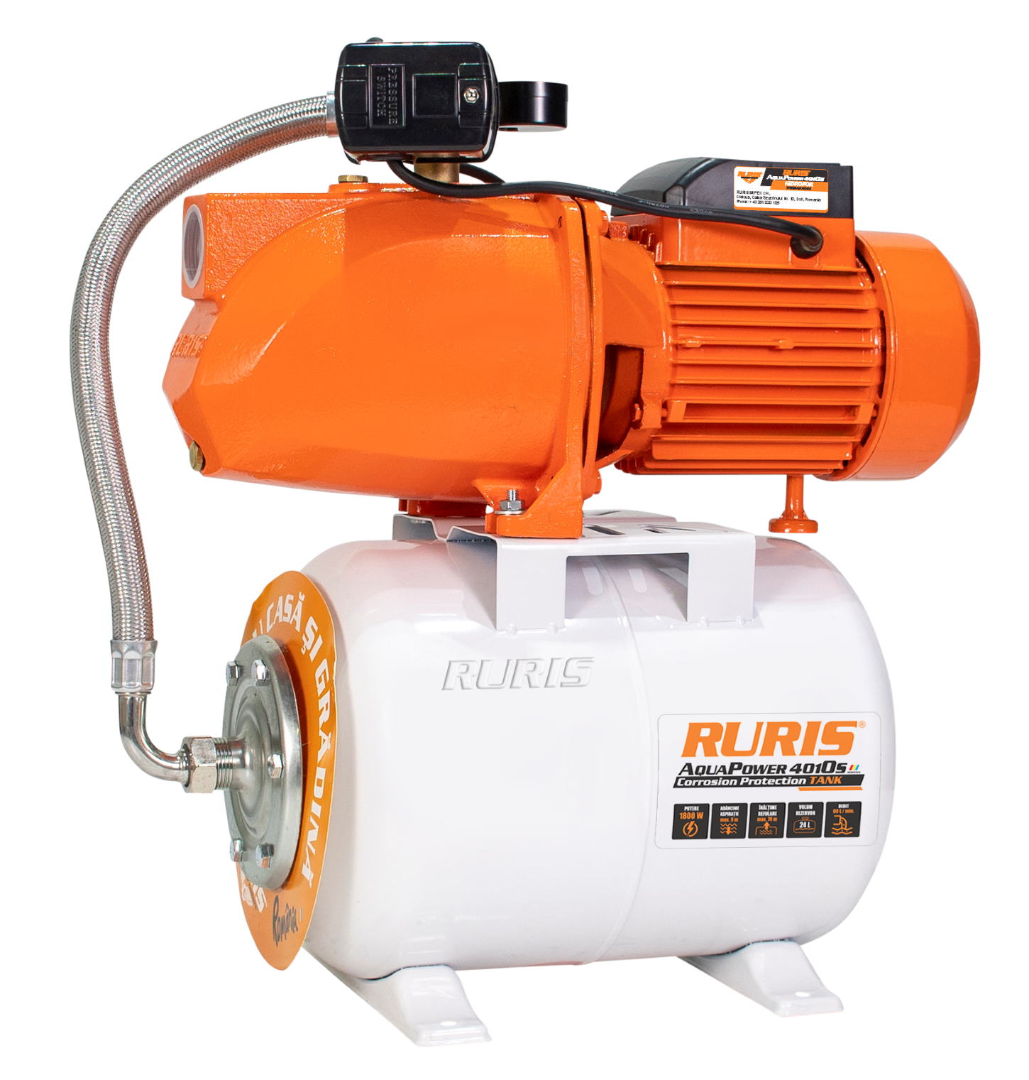 RURIS hidrofor hidropak za vodu AquaPower 4010S by RURIS AquaPower 4010S Mašine i uređaji, Motorne pumpe, Svi proizvodi