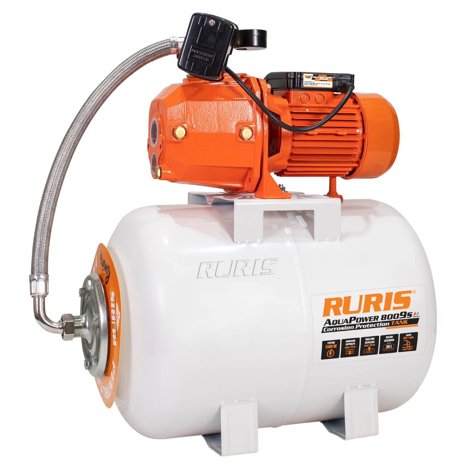 RURIS hidrofor hidropak za vodu AquaPower 8009S by RURIS AquaPower 8009S Mašine i uređaji, Motorne pumpe, Svi proizvodi