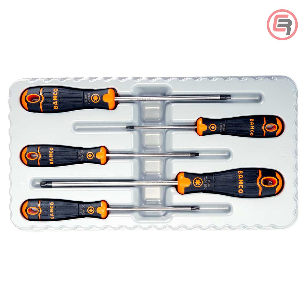 Bahco Garnitura Torx Odvijača T10 – T30 / 5 dijelna – B219.025 by Bahco B219.025 Garniture / Setovi Alata