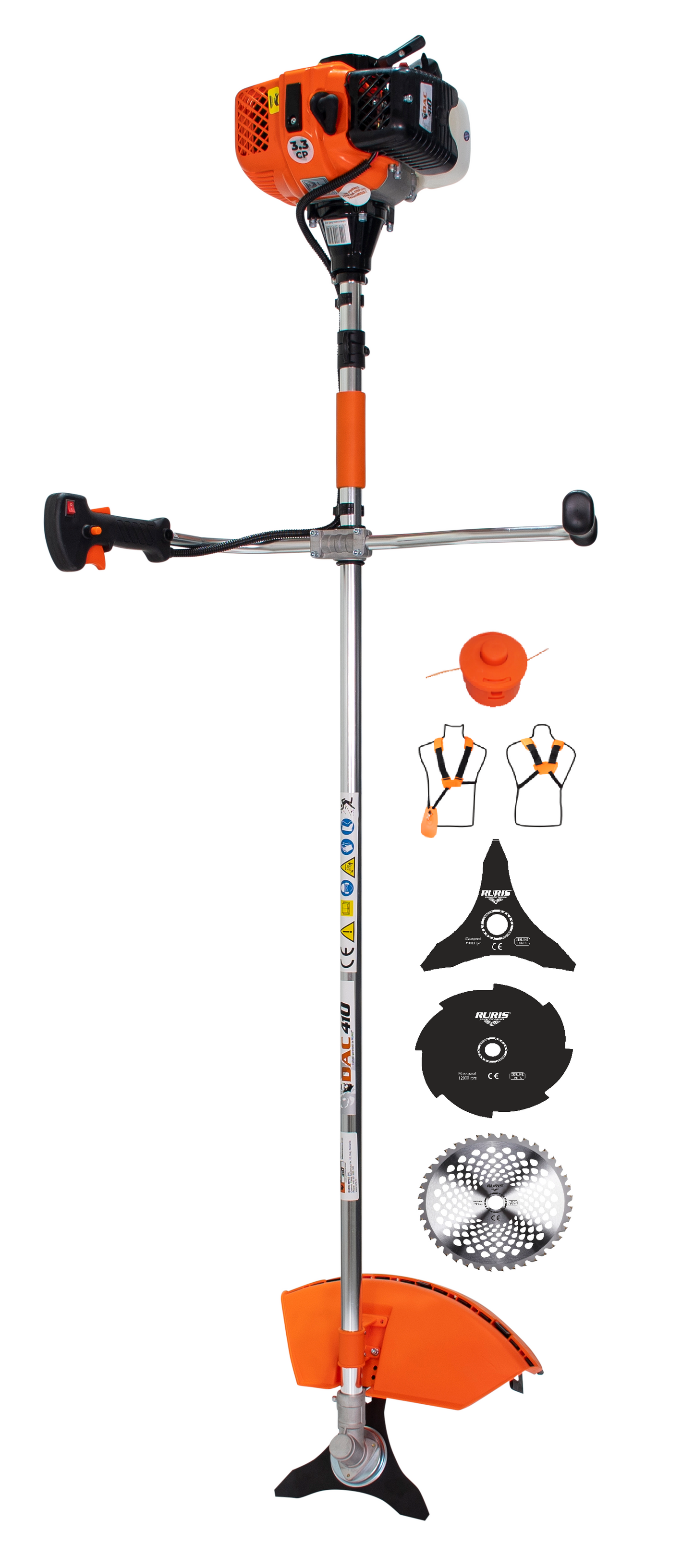 Motorni trimer za travu RURIS DAC 410 3.3KS by RURIS DAC 410 Mašine i uređaji, Motorni trimeri, Svi proizvodi, Vrt i poljoprivreda