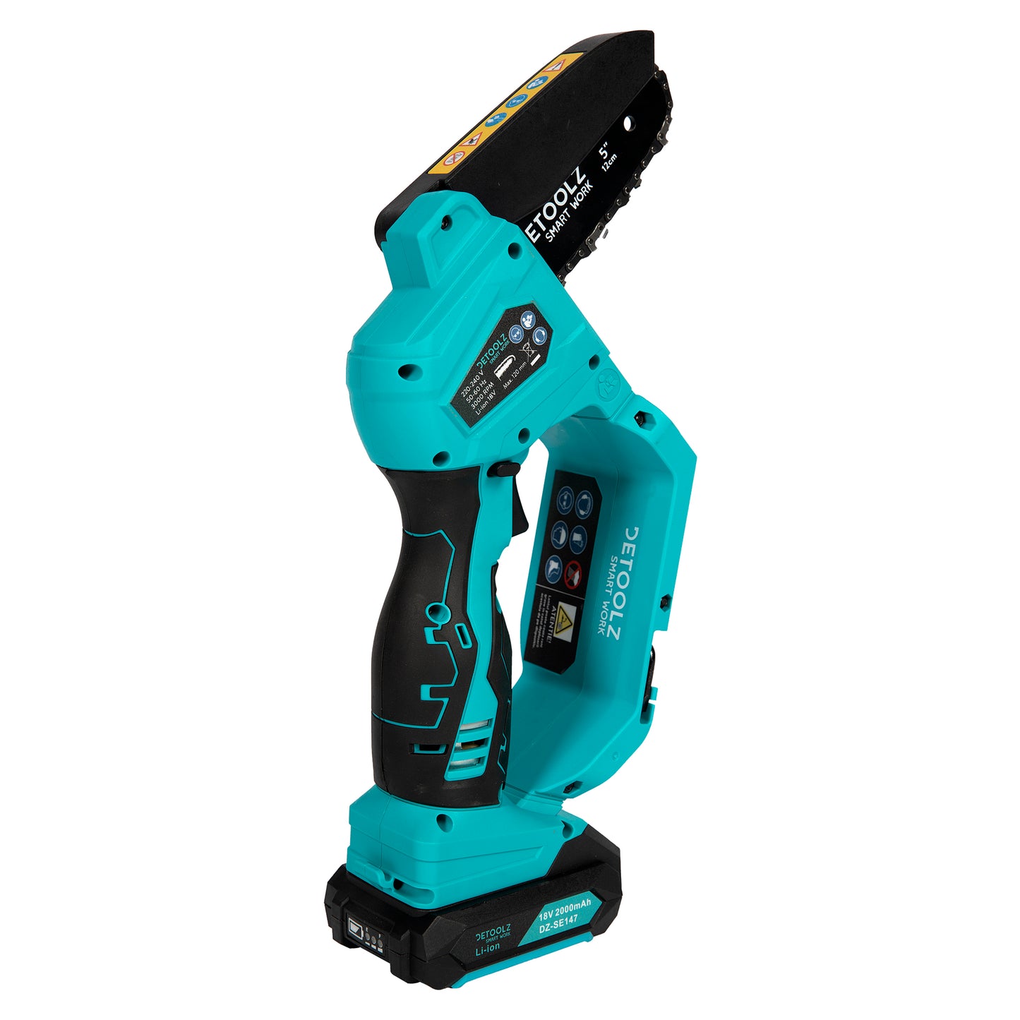 Akumulatorska pila za grane 110mm 18V 2Ah DZ-SE147 Mašine i uređaji, Motorne i električne pile, Svi proizvodi, Vrt i poljoprivreda