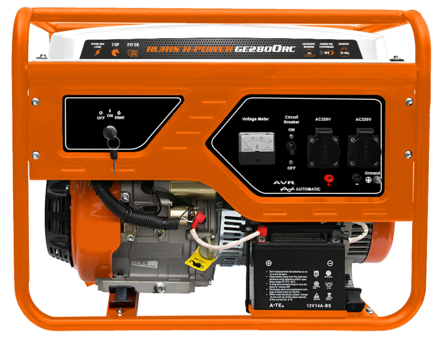 RURIS benzinski agregat za struju GE2800RC 2.8kW by RURIS GE2800RC Agregati, Mašine i uređaji, Svi proizvodi