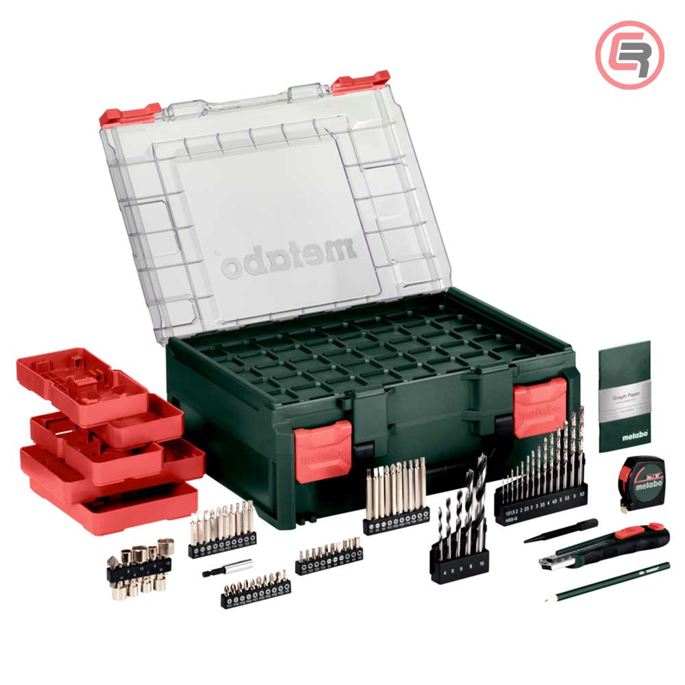Metabo Bušilica – Odvijač Aku Udarna SB 18 L Set 2 x AKU LiPOWER (2,0 Ah) SC 36 WorkShop Sa Priborom – 614053710 by Metabo