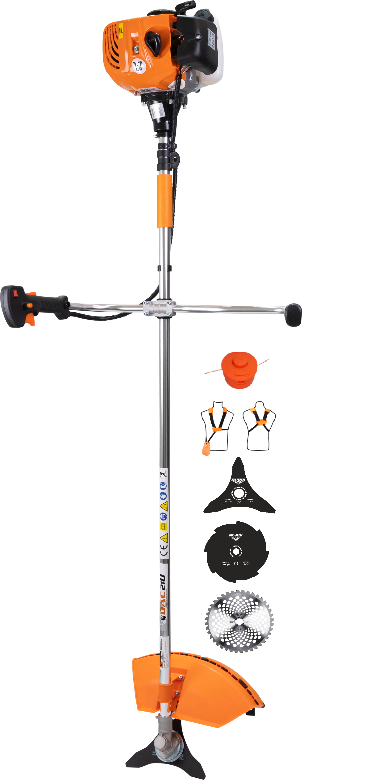 Motorni trimer za travu RURIS DAC 210 1.7KS by RURIS DAC 210 Mašine i uređaji, Motorni trimeri, Svi proizvodi, Vrt i poljoprivreda