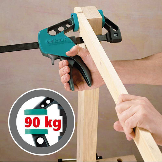 Wolfcraft Stega Jednoručna EHZ EASY 75 / 300 mm – 3021000 by Wolfcraft 3021000 Stege - detalj 2