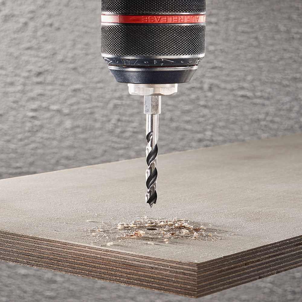 Wolfcraft Svrdlo Burgija Za Drvo CrV fi 6 x 55 / 90 mm Prihvat 1/4″ – 7264000 by Wolfcraft 7264000 Burgije / Svrdla