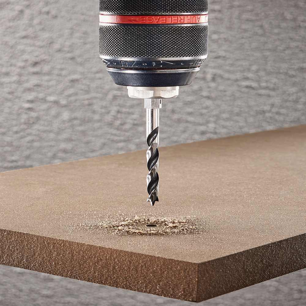 Wolfcraft Svrdlo Burgija Za Drvo CrV fi 4 x 40 / 75 mm Prihvat 1/4″ – 7262000 by Wolfcraft 7262000 Burgije / Svrdla
