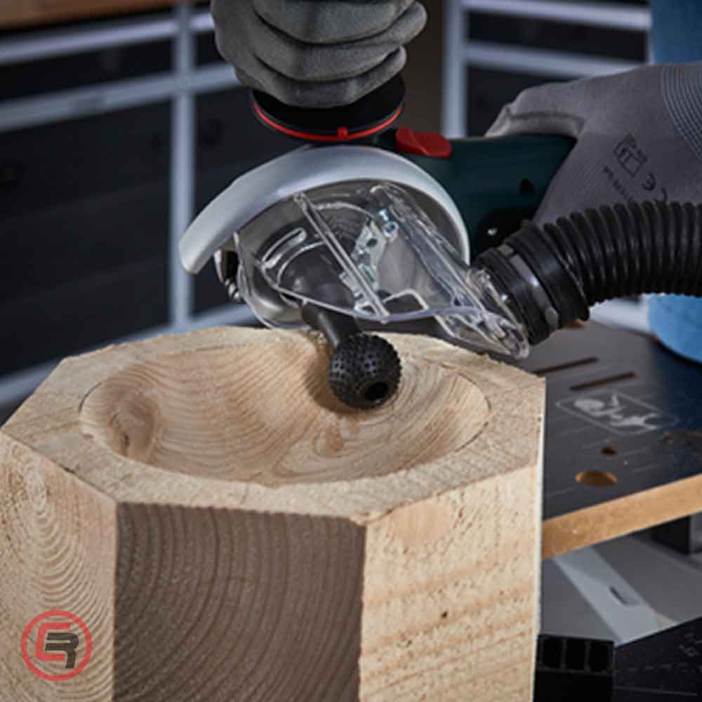 Wolfcraft Set Za Obradu Drveta Za Kutne Brusilice / 4 dijelni – 4400000 by Wolfcraft 4400000 Četke, Brusni Kolutovi